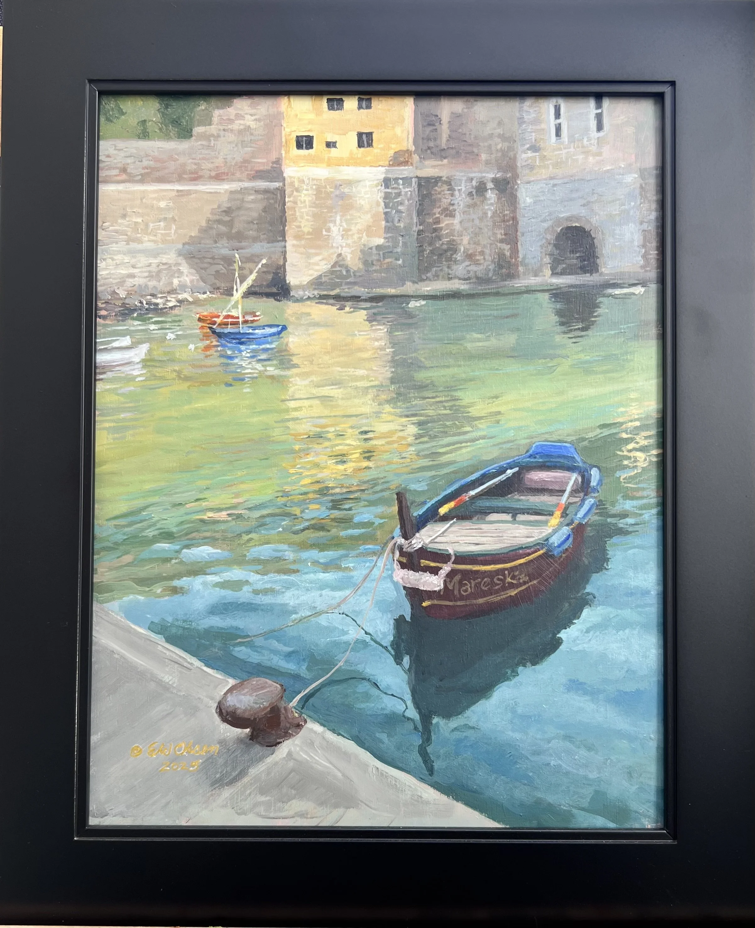 Mareska, Vernazza, Italy
14x11 acrylic on canvas panel, framed
Sold