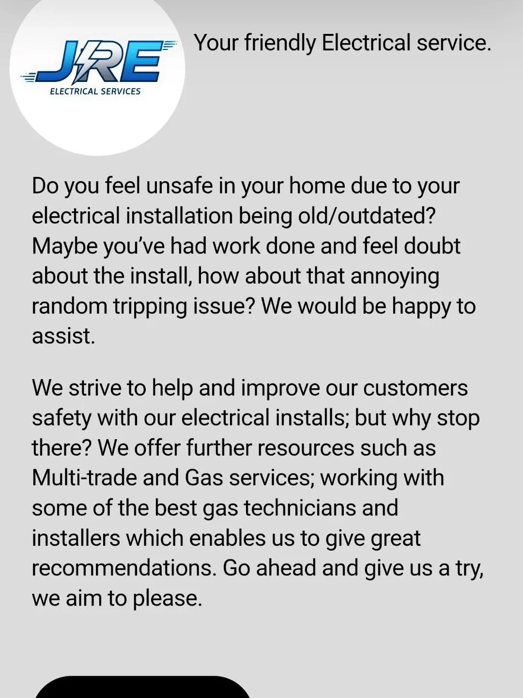 I want to thabk all my loyal customers, family and friends for the support and help along the way its been a rollercoaster as a small business owner, and now where getting further, we're now looking at our next goals to offer more.
#electrical #spark