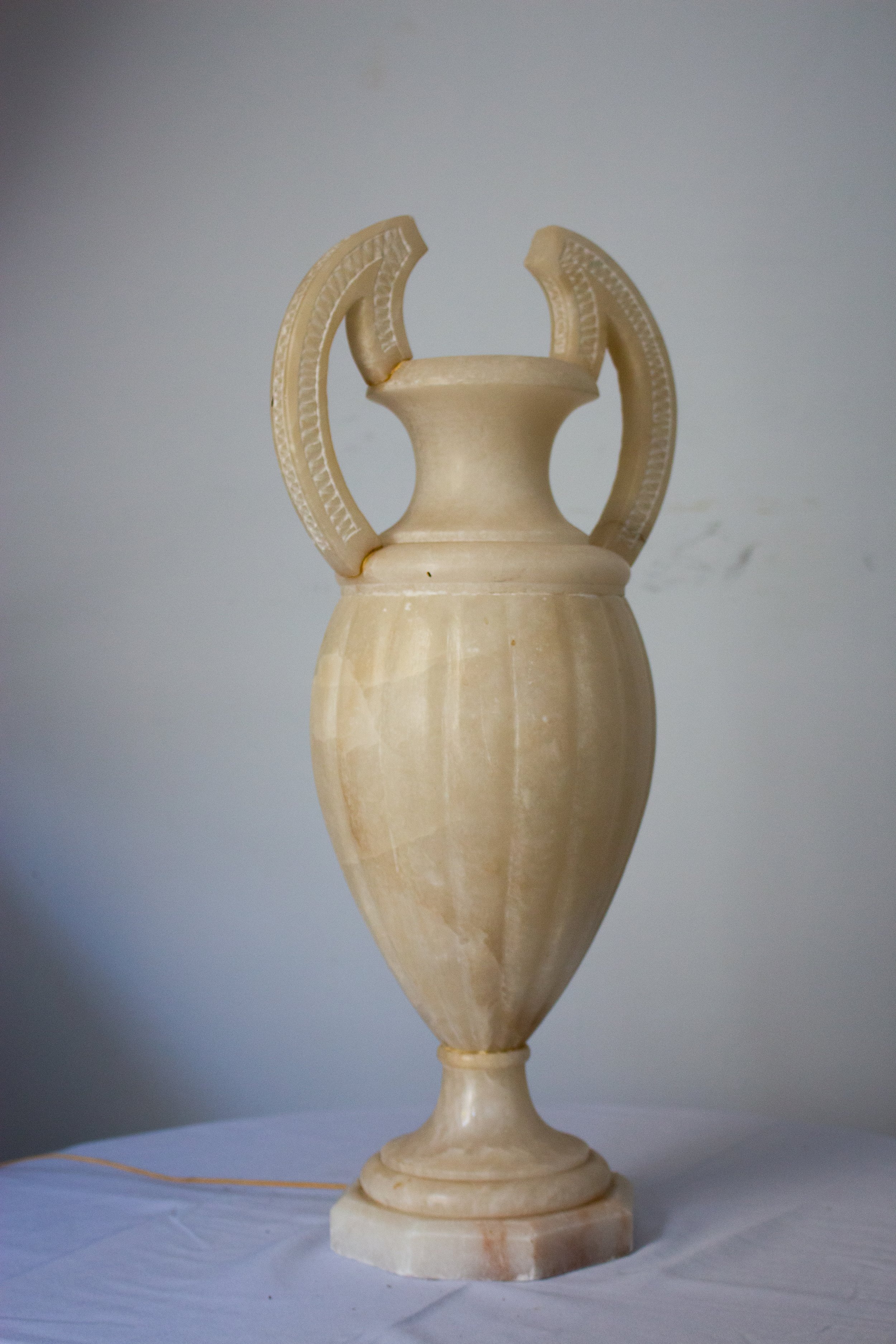 trophy marble lamp