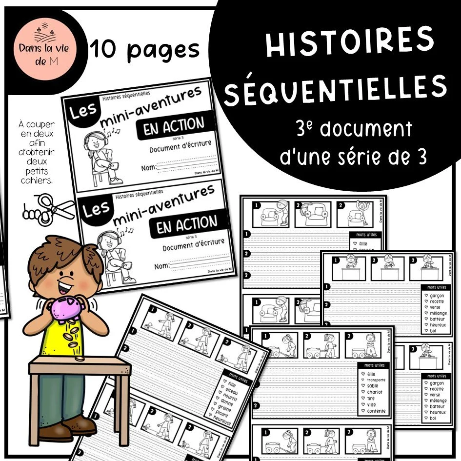 Les mini-aventures en action 📚✏️- série 3