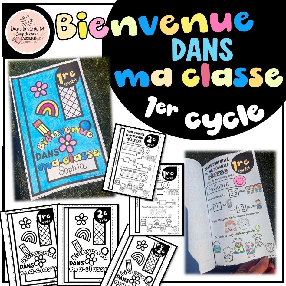 🚨NOUVEAUTÉ🚨Bienvenue dans ma classe - 1er cycle 🚪