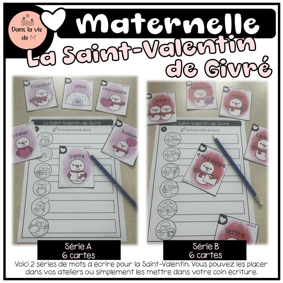 💗 Maternelle – La Saint-Valentin de Givré ☃️💘