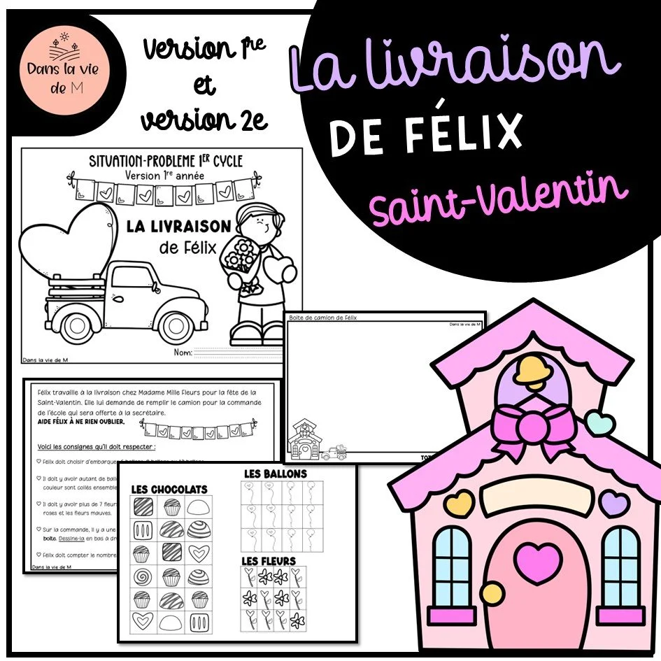 La livraison de Félix arrive en classe ✨- Saint-Valentin- 1er cycle💌
