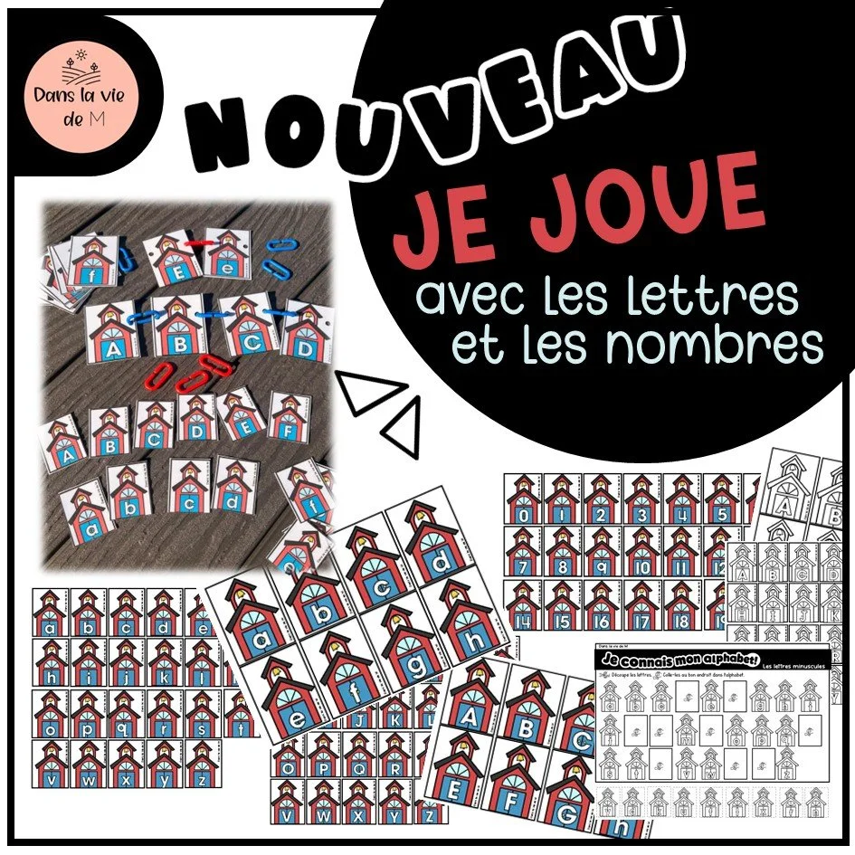 🚨NOUVEAUTÉ — Je joue avec les lettres et les nombres!🎒