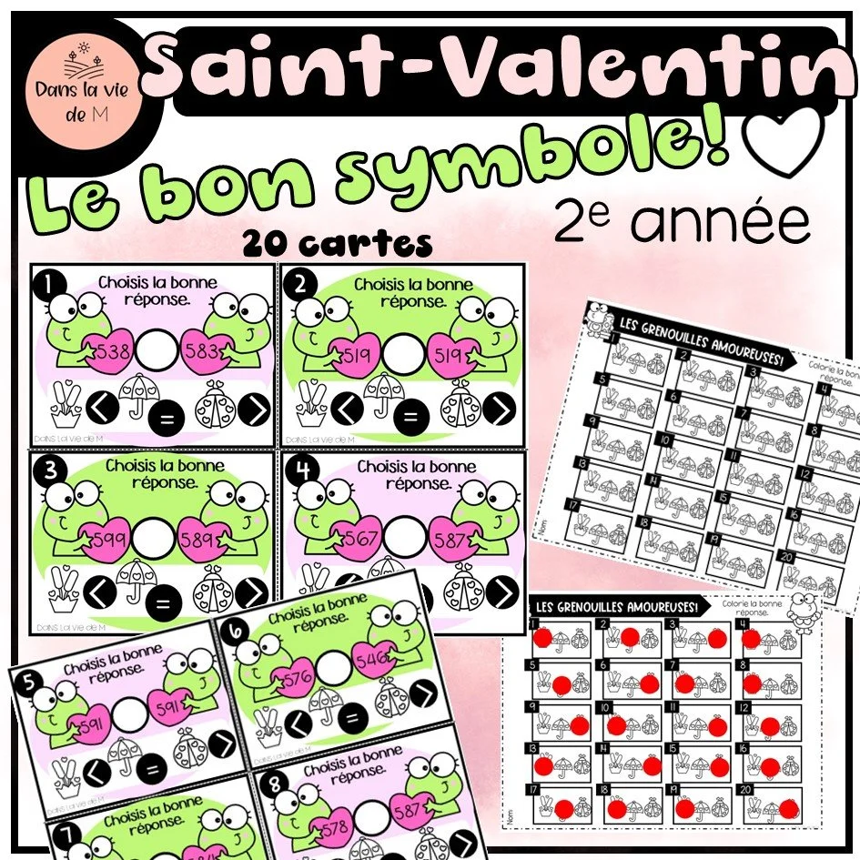 💘 Saint-Valentin – Le bon symbole (2e année) 💘