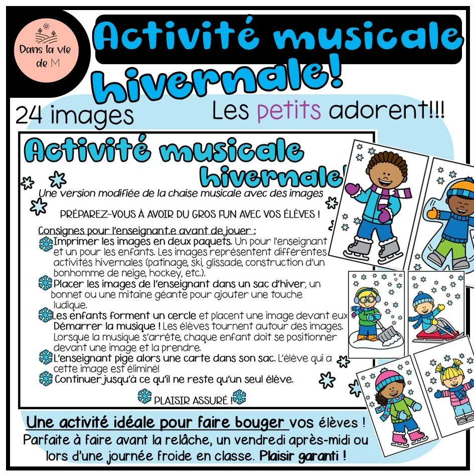 ❄️🎶 Activité musicale hivernale 🎶❄️
