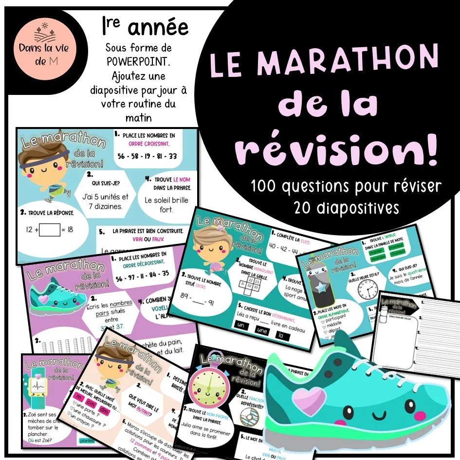 Le marathon de la révision 1re année 🏃‍♀️