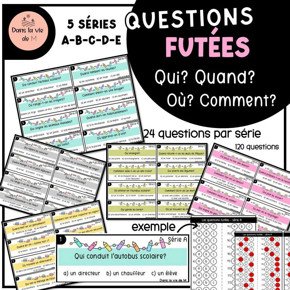 🧠📘 Questions futées – Compréhension (1er cycle)
