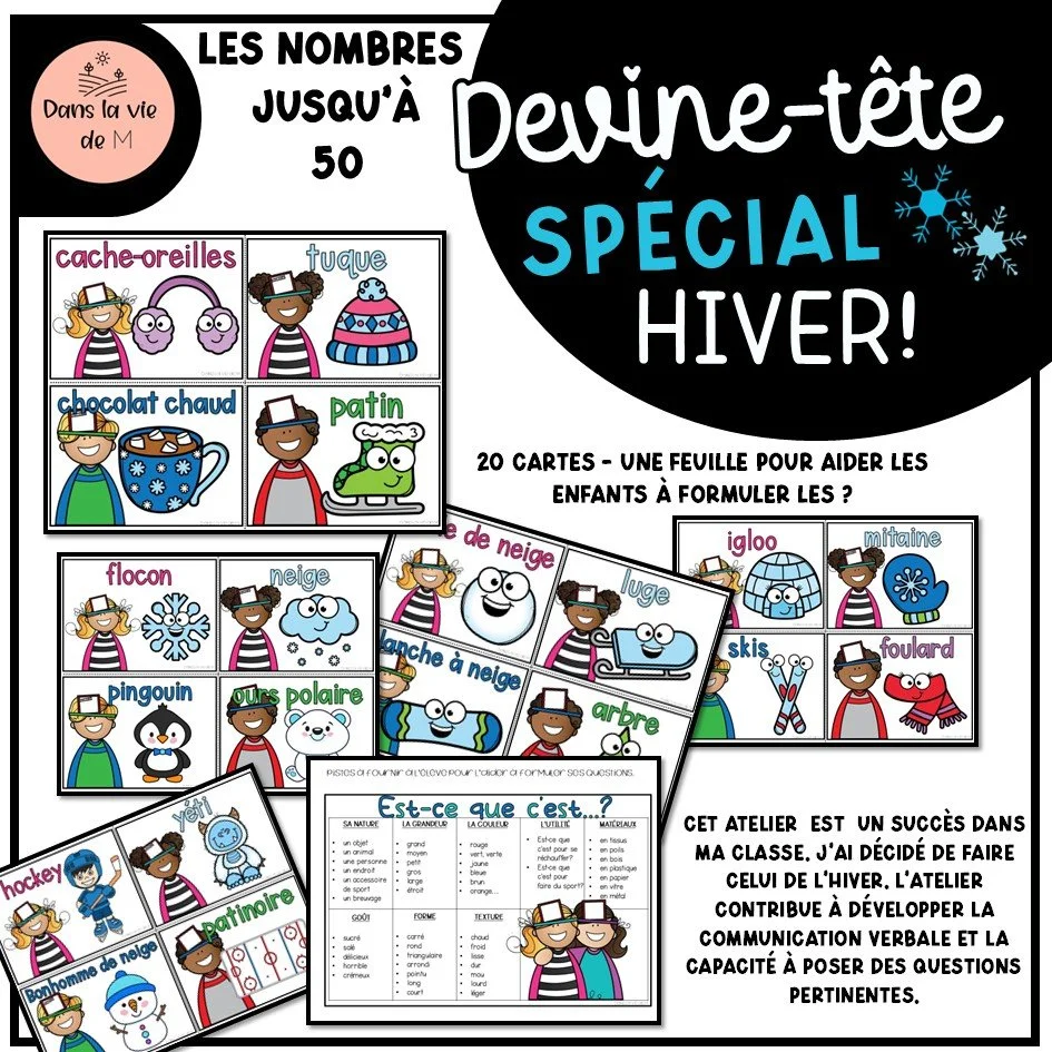 ❄️🎭 Devine-tête Spécial Hiver – Formuler des questions comme un pro ! ⛄🗣️
