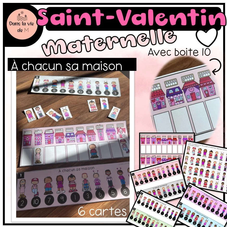 💗 Saint-Valentin – À chacun sa maison | Maternelle 💗