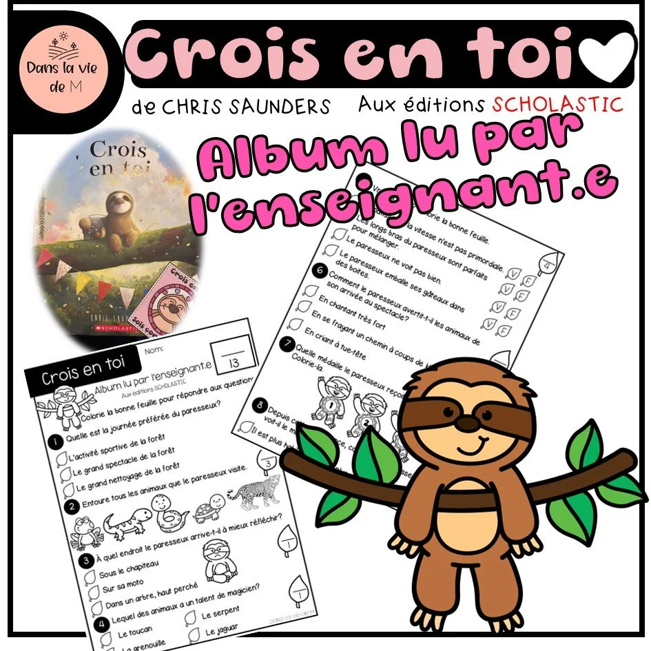 💛📚 Évaluation de lecture – Crois en toi 📚💛