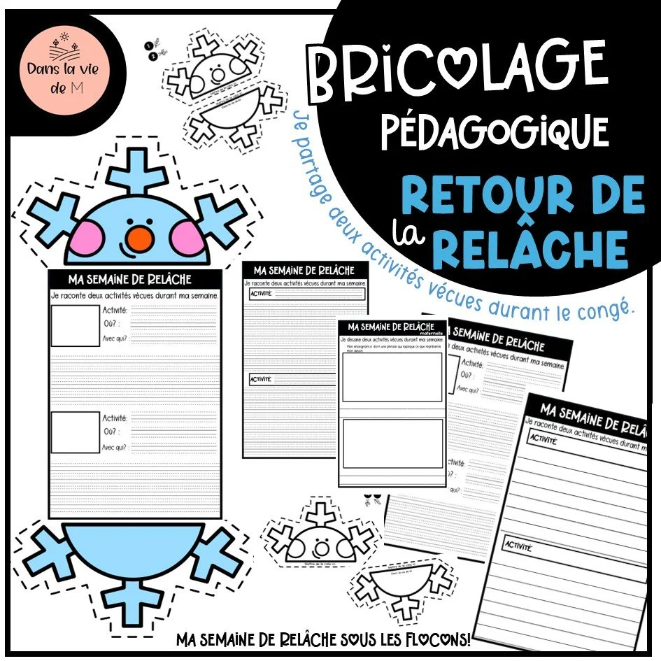 🌨️ Ma semaine de relâche sous les flocons