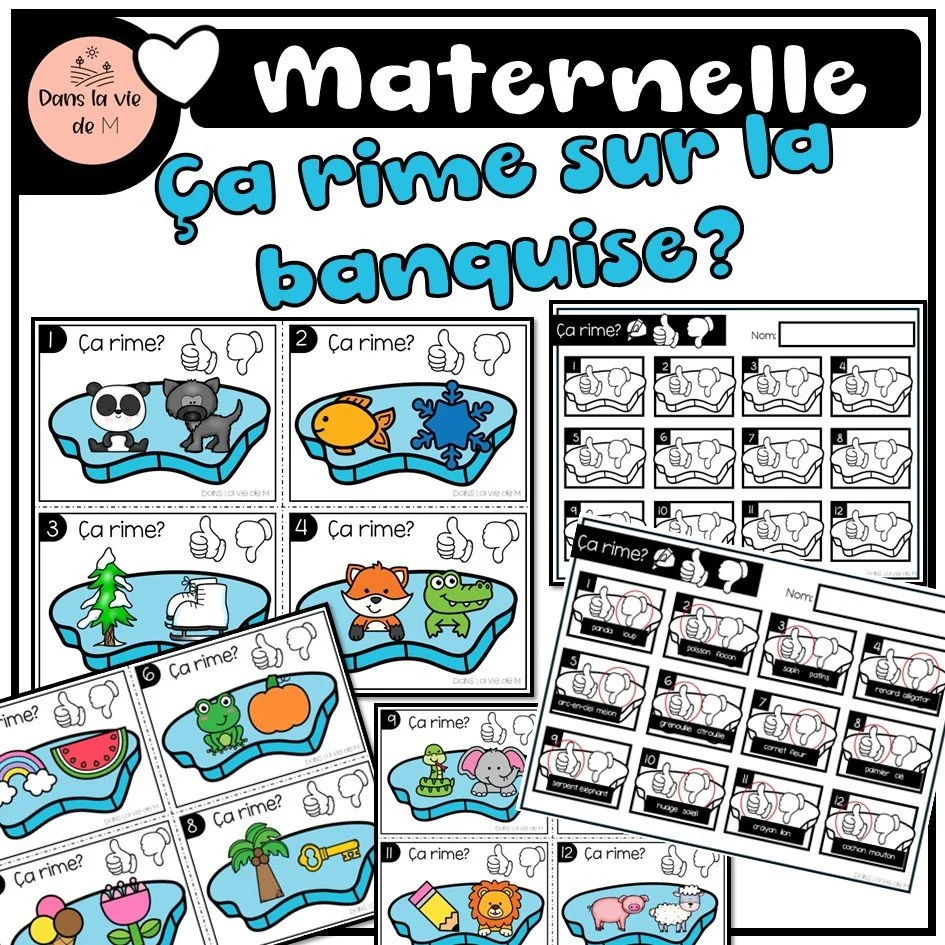 ❄️ Maternelle – Ça rime sur la banquise ? 🐧🎵