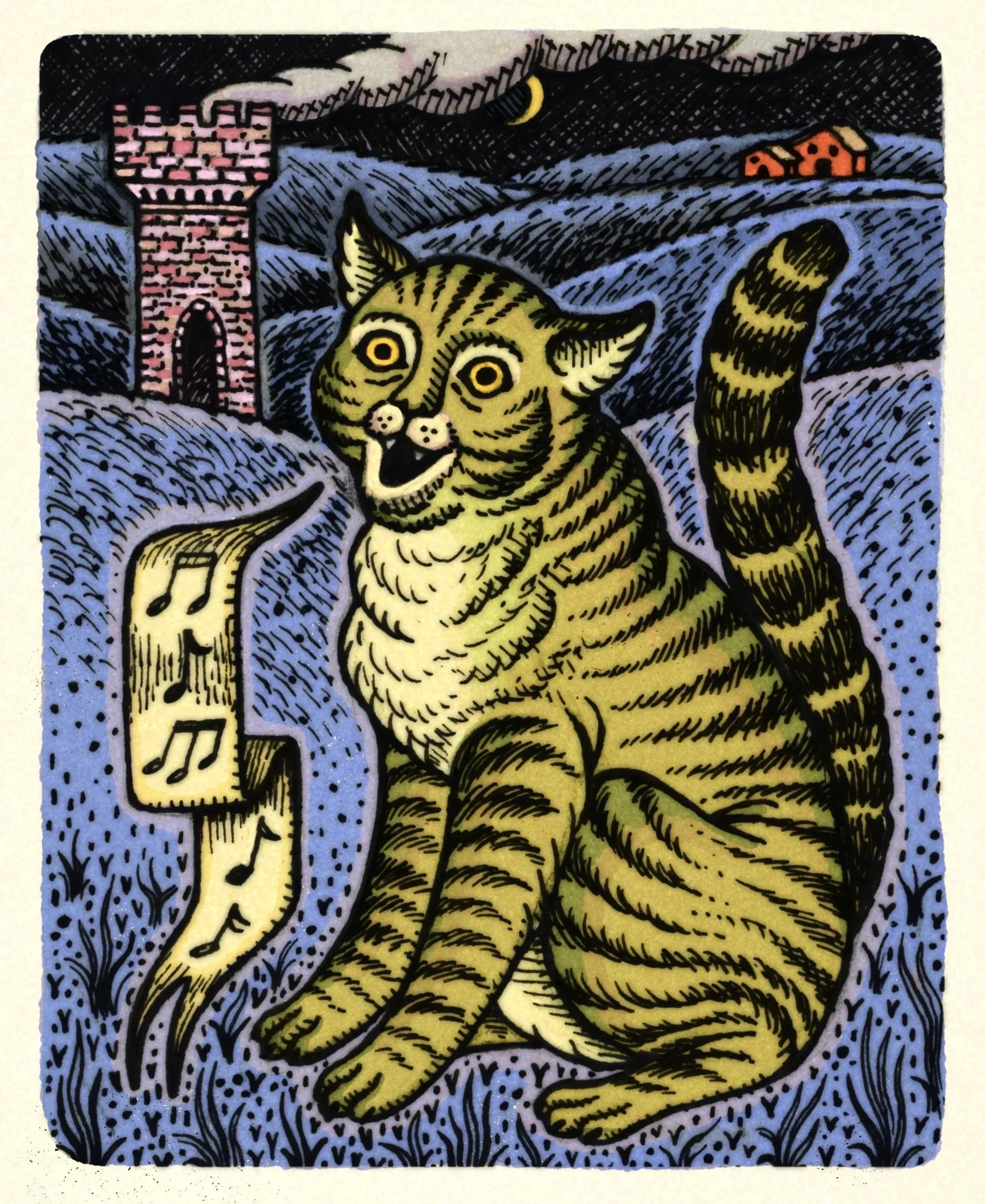 Cat Oracle Card, 2025