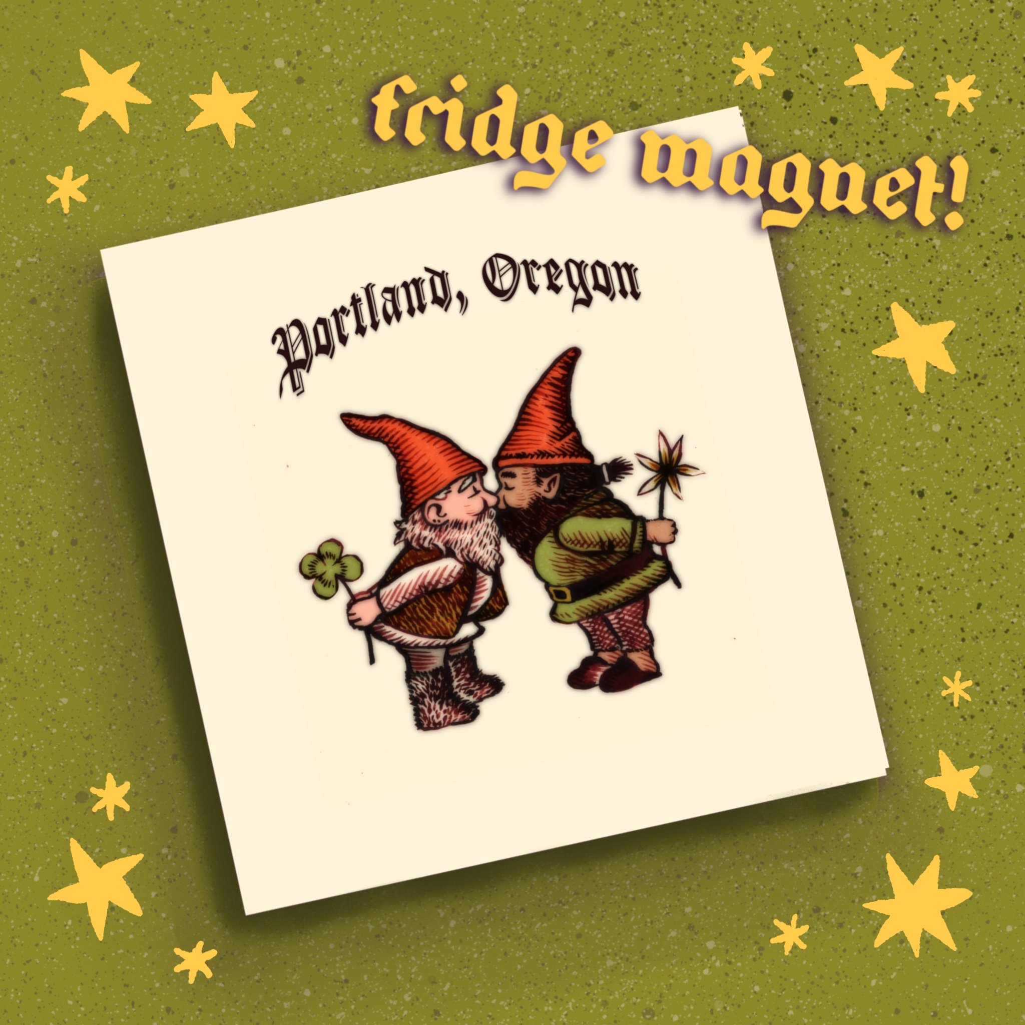 "Portland, Oregon" fridge magnet