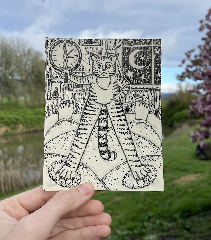 'Masher' original drawing