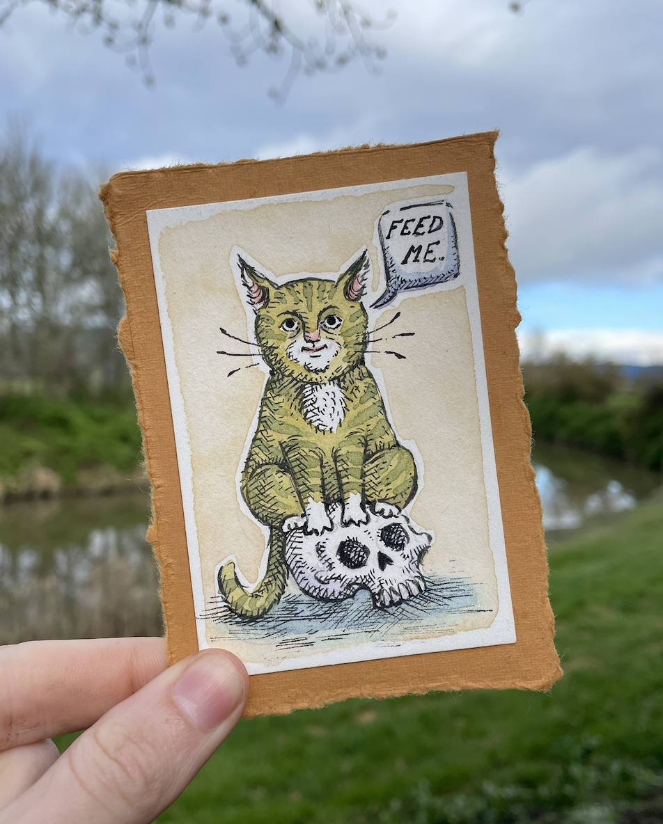 'Feed Me' original art