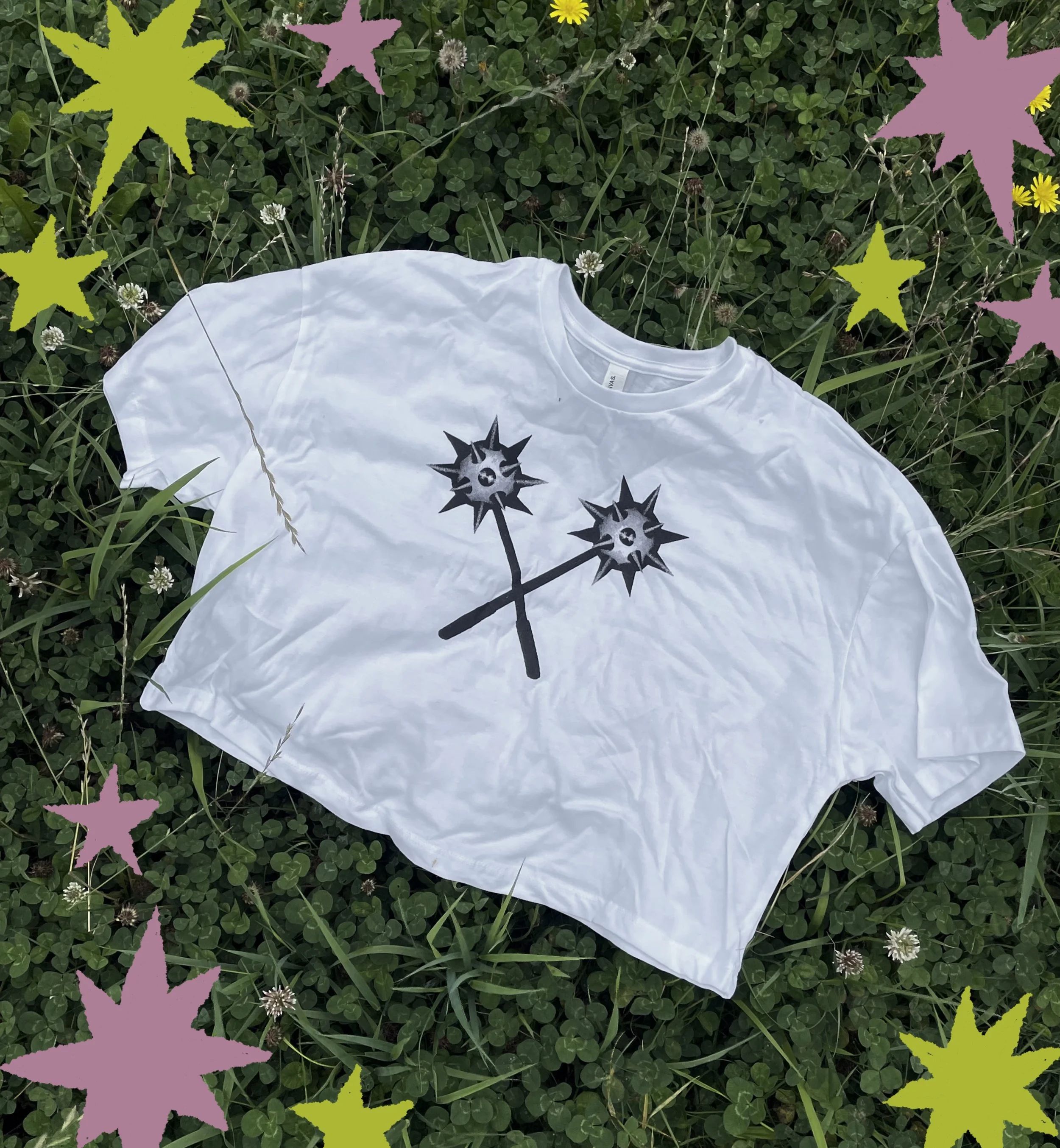 AFTERNOON STAR Cropped T, limited sizes