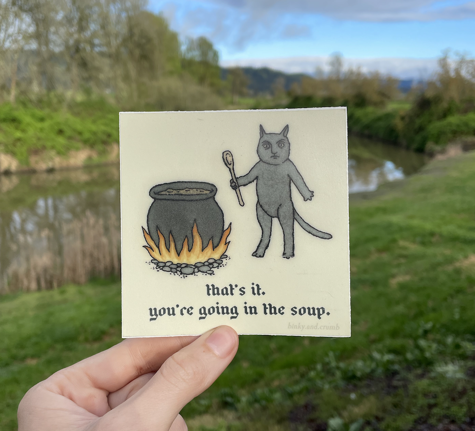 XL SOUP single sticker