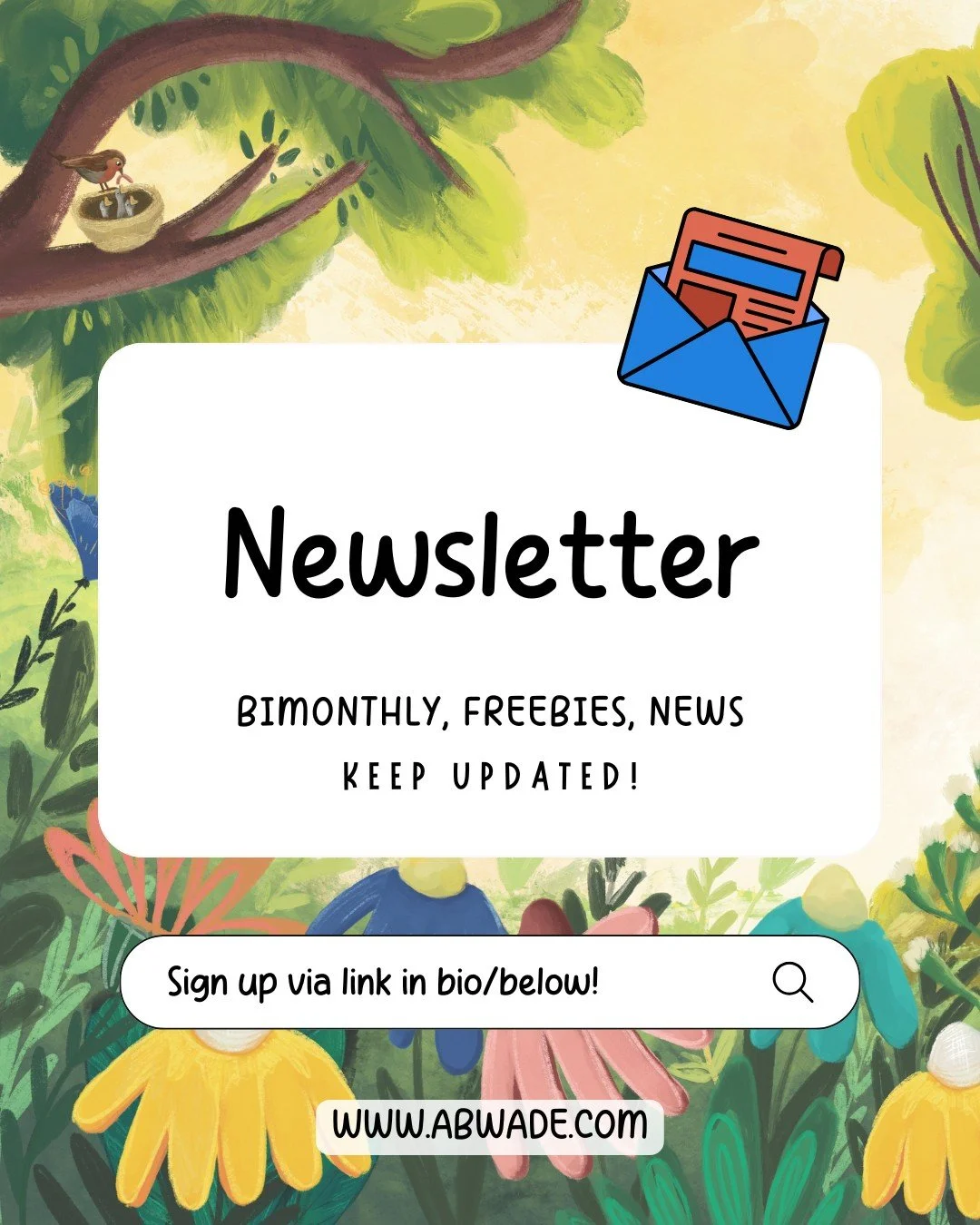 Hey friends &mdash; if you&rsquo;ve been following my journey as a children&rsquo;s book author, I&rsquo;d love for you to join my email newsletter!

It&rsquo;s where I share early sneak peeks, behind-the-scenes updates, upcoming events, occasional g