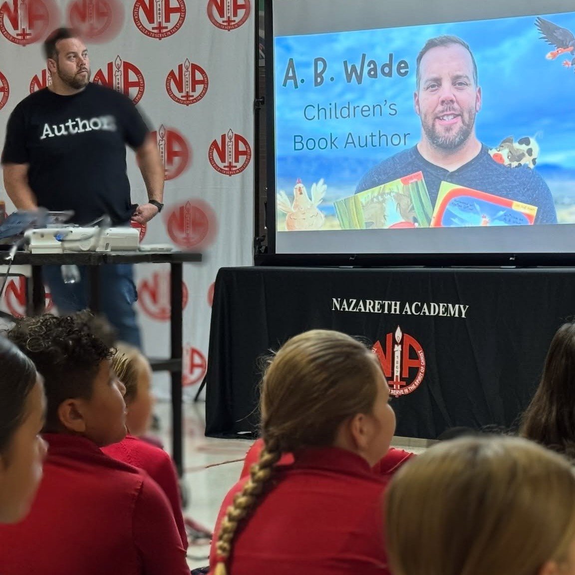 Swipe to see some highlights from my school visit this week! 
The students and teachers made the entire day unforgettable.

My favorite moments?
A shy boy gifted me a slice of pecan pie since he was learning about baking&mdash;my heart melted.
A litt