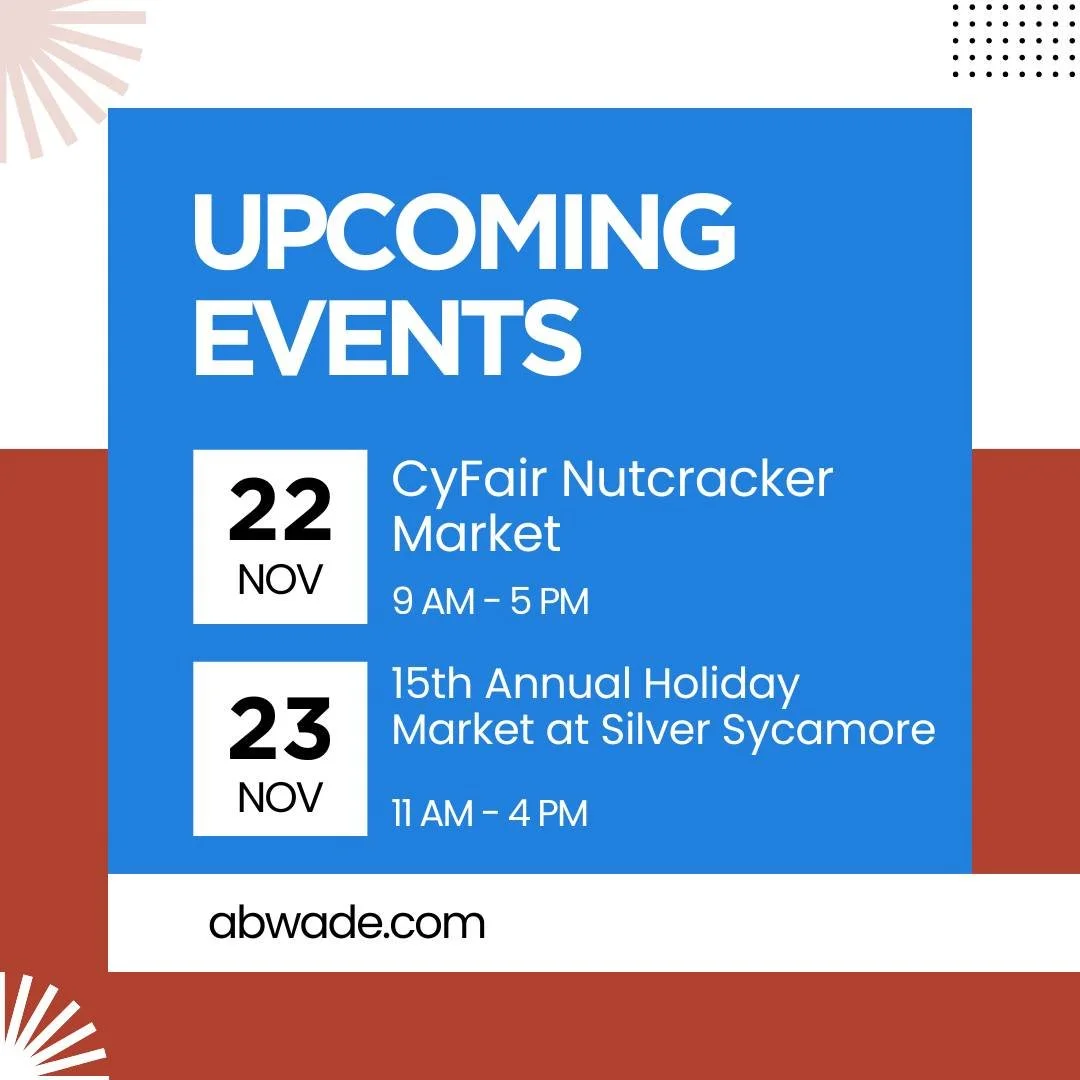 Ready for a weekend of vendors, books, and fun? 

I&rsquo;ll be at two different events with Millie Lost Her Nose and Maudette Flew the Coop and I&rsquo;d love for you to swing by and say hello!

📍 Saturday Nov. 22 from 9-5PM: CyFair Nutcracker Mark
