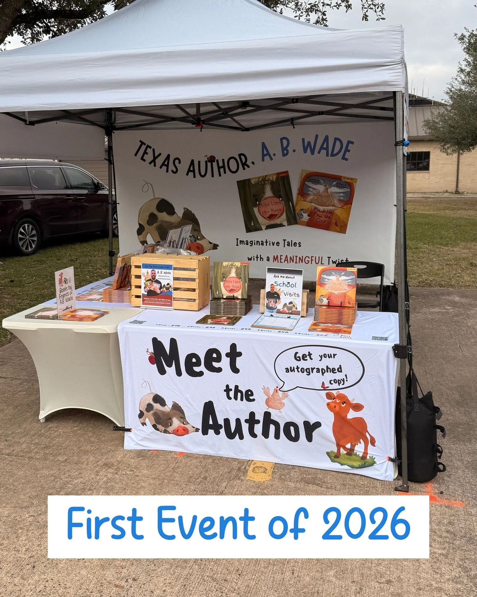 My first event of 2026 is in the books&mdash;and it felt like the perfect way to kick off the year!

This year brings new stories, new books, and more chances to share them with families who love reading as much as I do! 

2026, I&rsquo;m ready for y