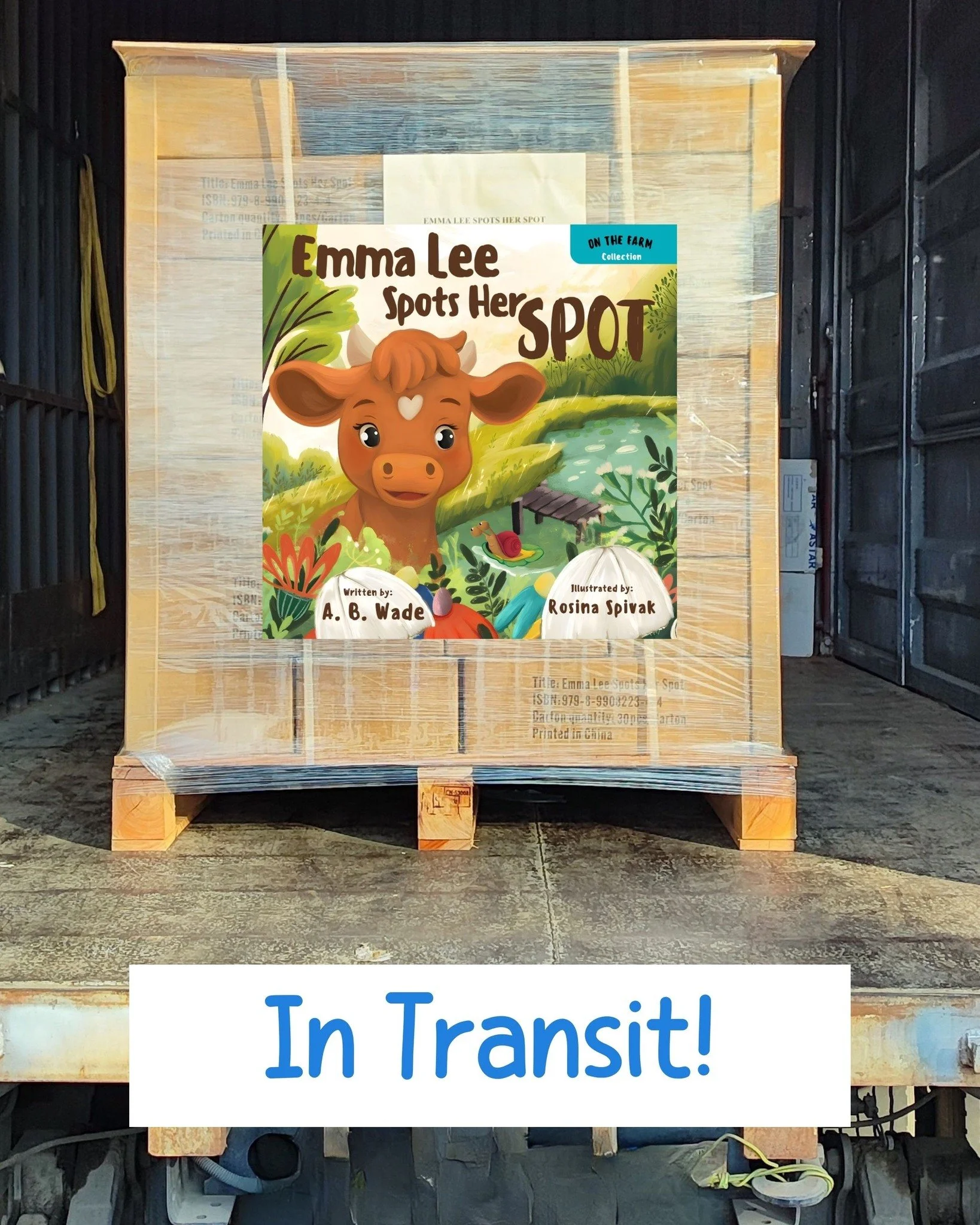 Book shipping timeline update:

Me: "They'll be here any day now!"

Also me, refreshing the tracking number for the 47th time today 👀

Emma Lee Spots Her Spot is on her way, and we're in the waiting game together.  Pre-orders are still ope