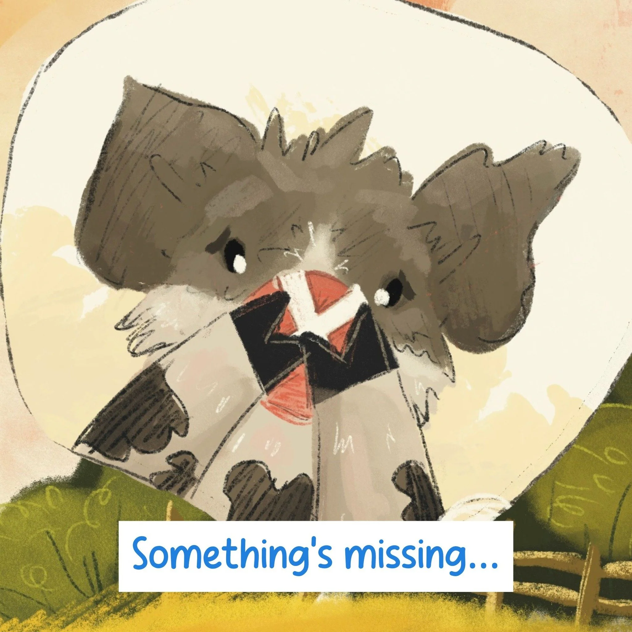 Millie&rsquo;s day starts a little differently than expected. 😯

And that&rsquo;s where the adventure begins.

Read more about Millie's journey in "Millie Lost Her Nose" - signed hardcovers available on abwade.com

#MillieLostHerNose #Chil