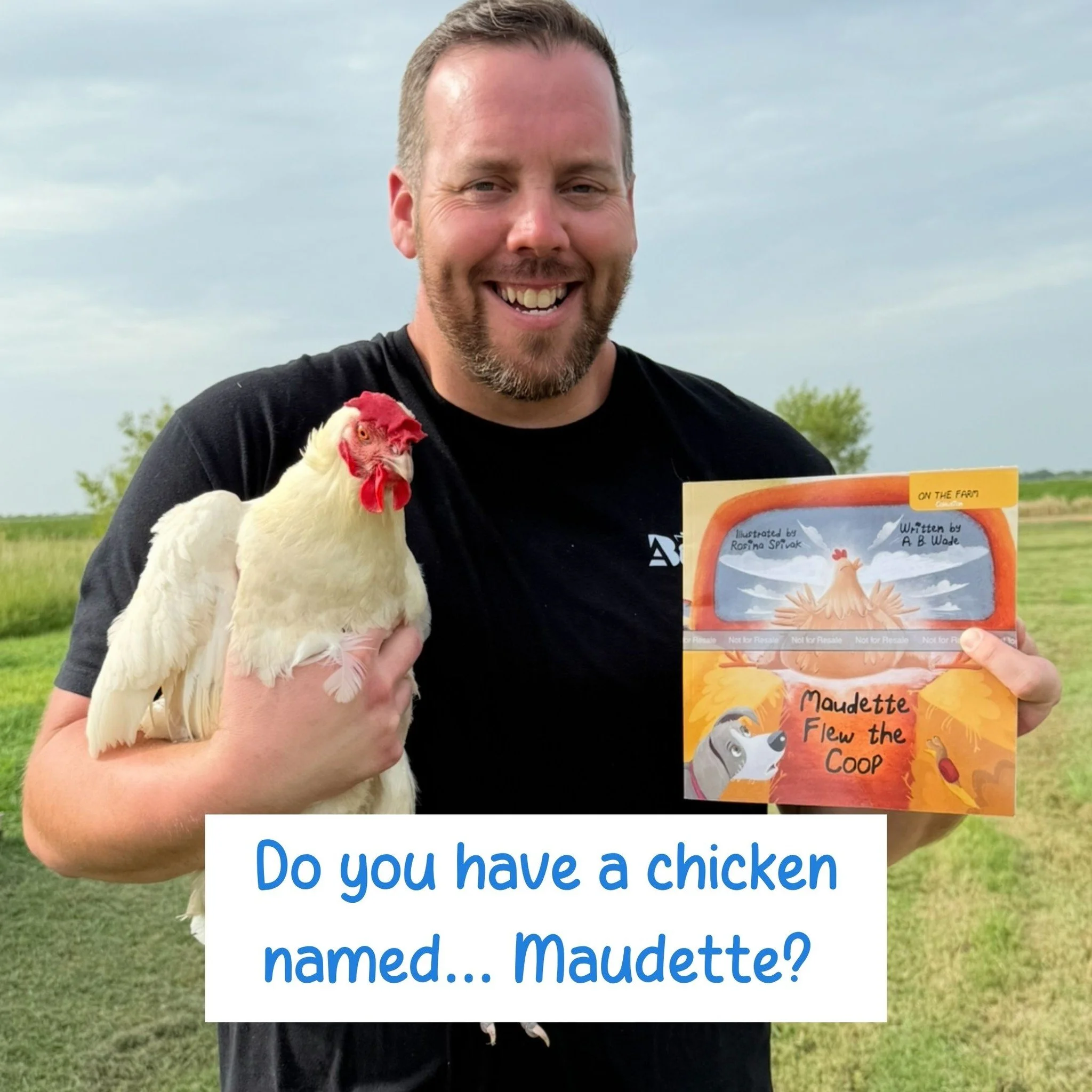 I had someone stop by this weekend, grab a copy of Maudette Flew the Coop, and tell me they were naming one of their new chickens&hellip; Maudette 🐔

Not gonna lie&mdash;that made my day.

Now I&rsquo;ve gotta ask&hellip; does anyone else out there 