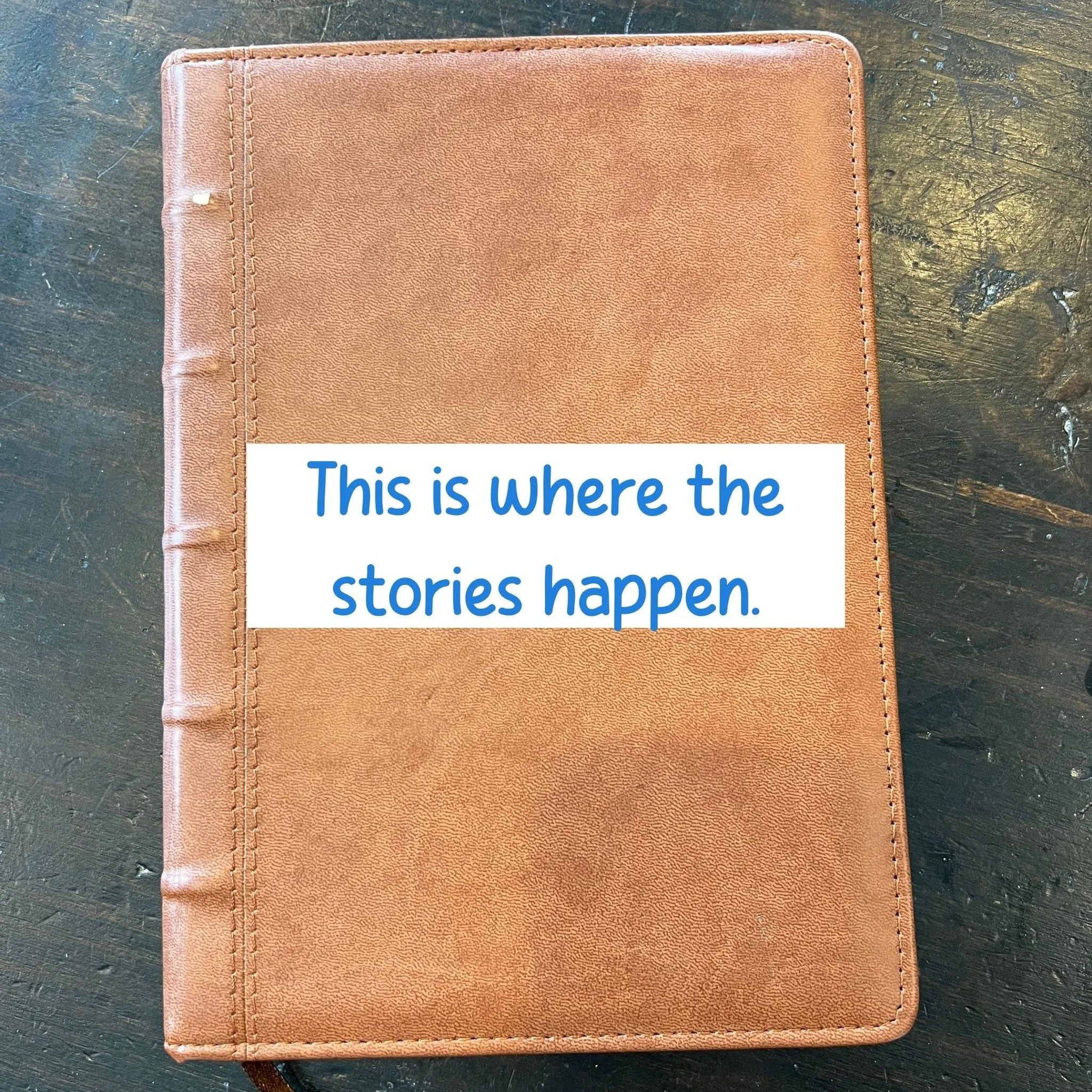 Some of the best ideas start right here.
Messy pages, random thoughts, and a lot of &ldquo;I&rsquo;ll come back to this later.&rdquo;

This journal holds more stories than I can count&hellip; and most of them are still growing.

#AuthorLife #Children
