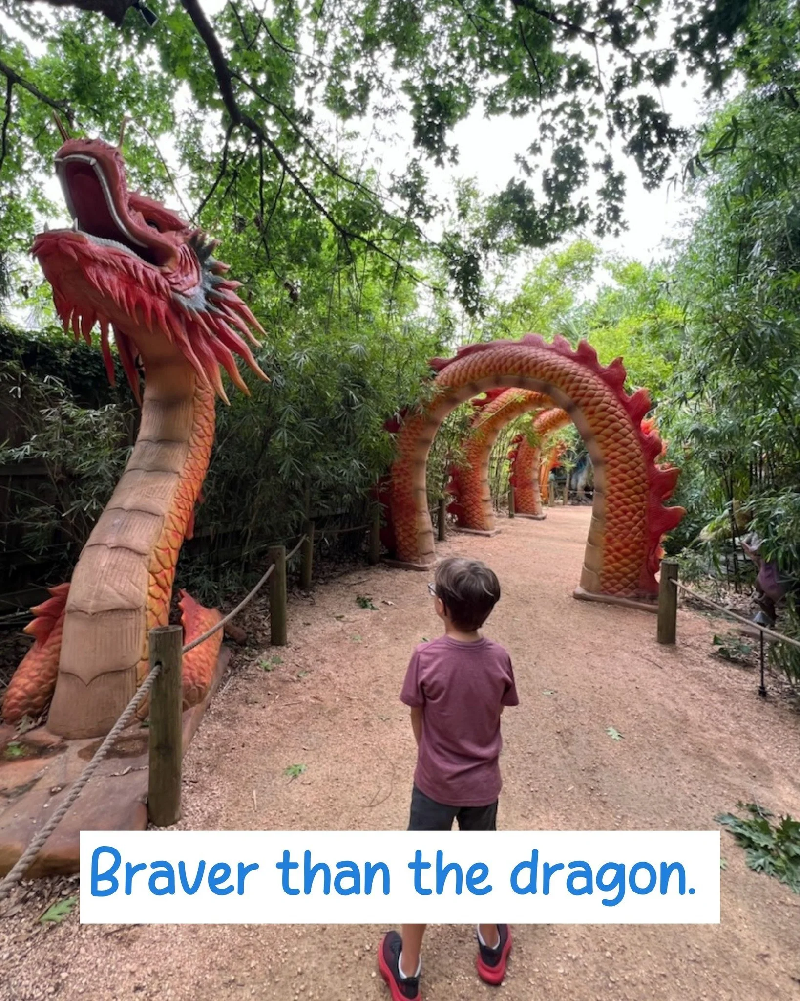Sometimes you just need a quick getaway.

Between school visits and events, we squeezed in the most magical little family trip &mdash; filled with mythical creatures, swimming, amazing food, and so many laughs. Grateful for the moments in between the