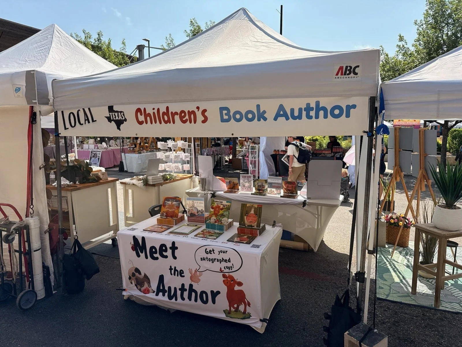 Every event teaches me something new.

#AuthorLife #BookEvents #EntrepreneurLife #LearningAsIGo #GrowthMindset #AuthorJourney #ABWadeBooks #BuildYourDream #OneStepAtATime #BookBooth #MarketLife #CreativeEntrepreneur #ShowingUpDaily
