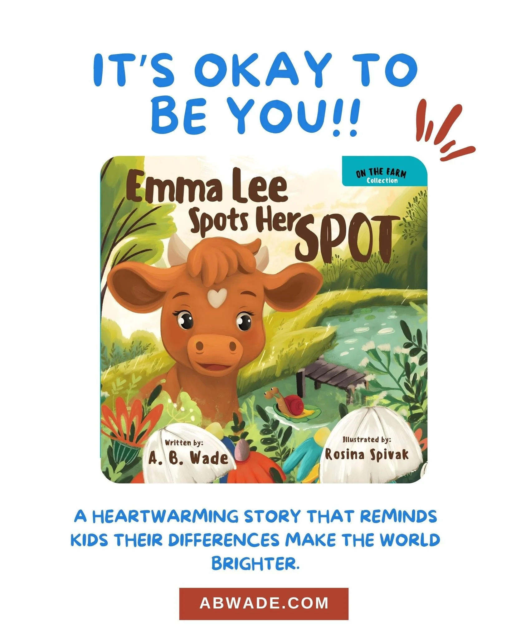 Emma Lee wished she looked like everyone else&hellip;until she learned her differences made the world brighter. 

One of the biggest lessons in Emma Lee Spots Her Spot is helping children understand that being different is not something to hide&mdash