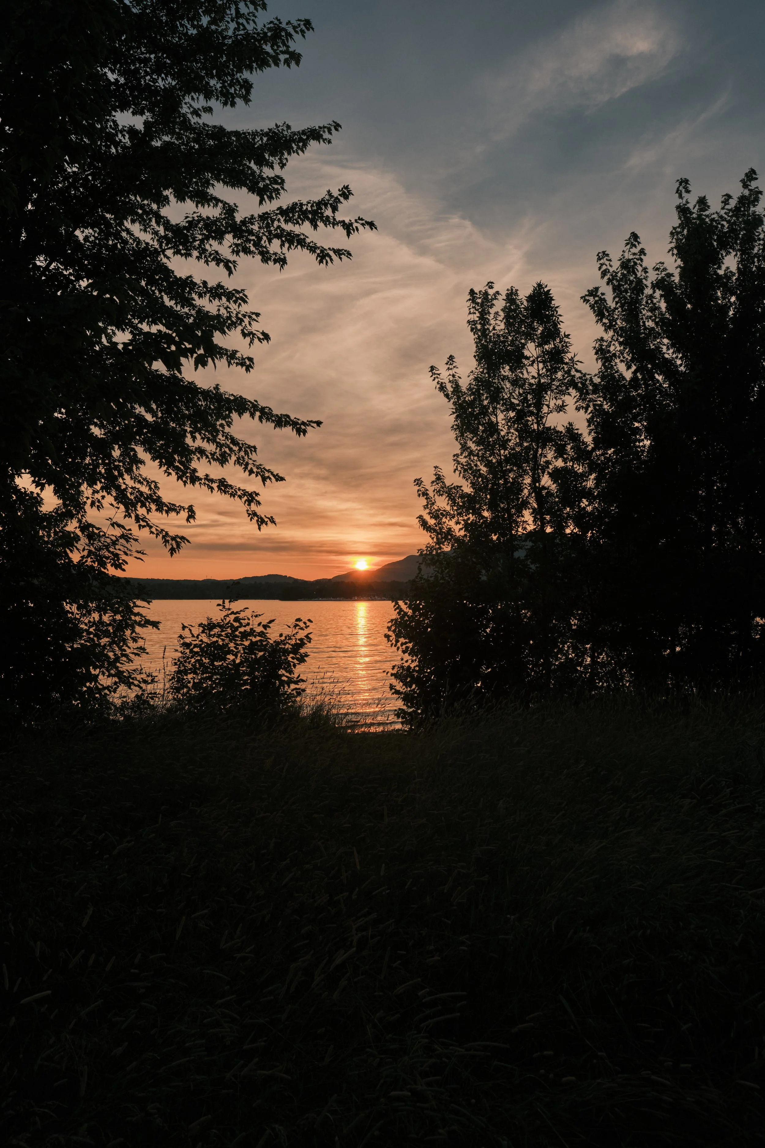 Some sunsets don’t ask for attention—they simply invite you to stay a little longer. Magog, Canada.