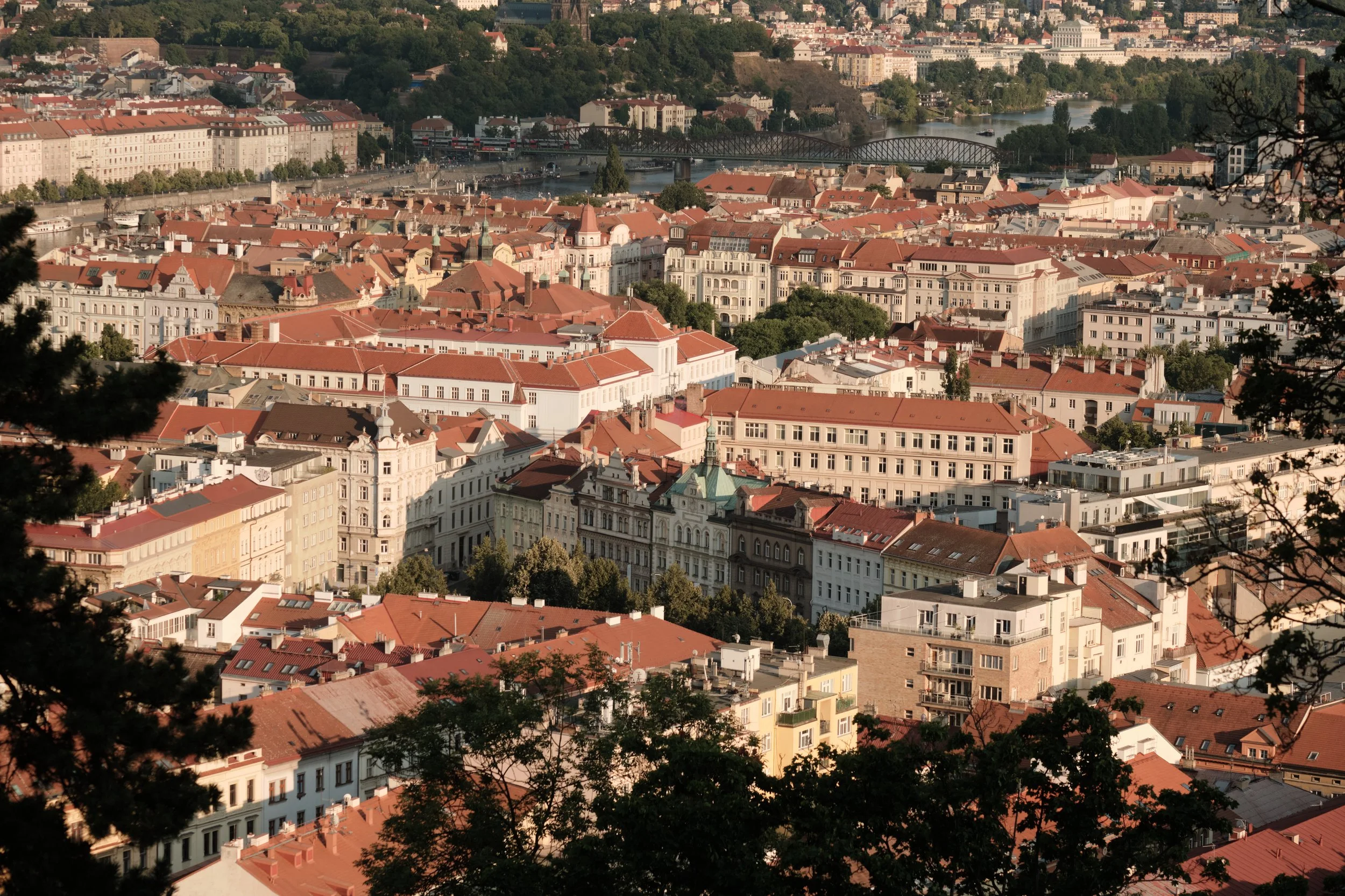From the peaceful paths of Petřín Hill, Prague unfolds beneath a sea of terracotta rooftops, church spires, and winding streets. It’s a rewarding reminder that some of the city’s finest views are found just beyond its busiest landmarks.