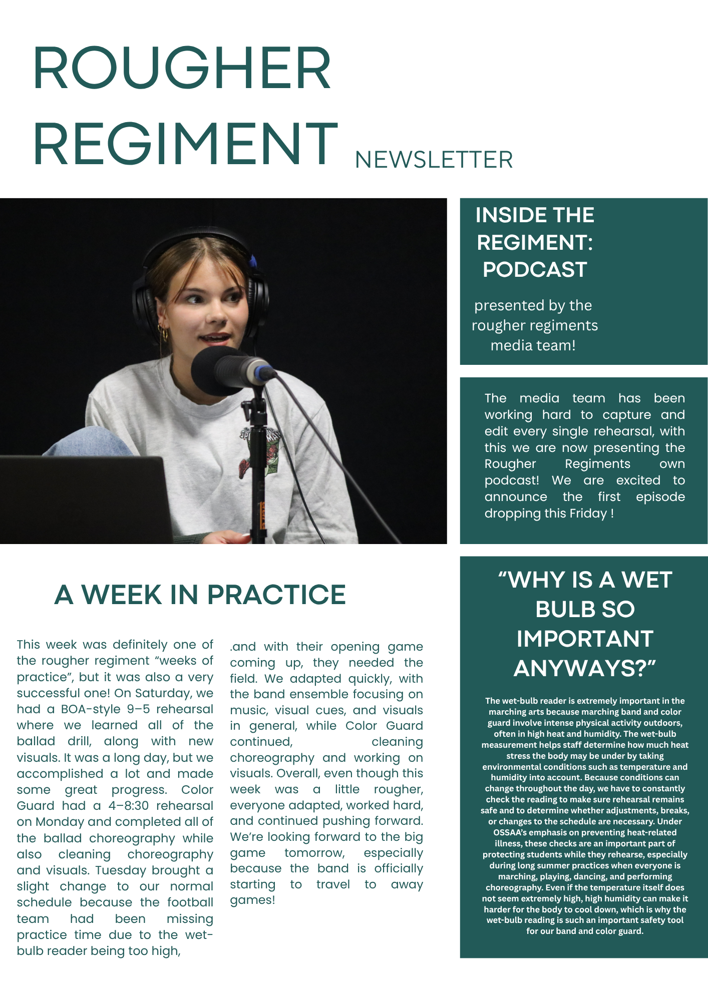 Newsletter Week 2