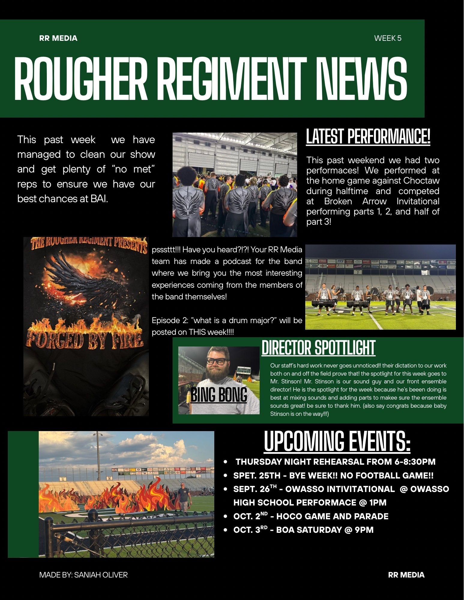 Newsletter Week 5