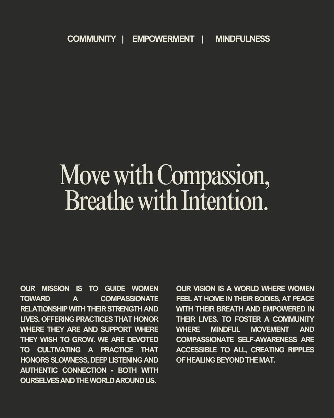 This is who we are and what we're about π«β¨. We welcome you to take up space in a place where all of you is welcome.