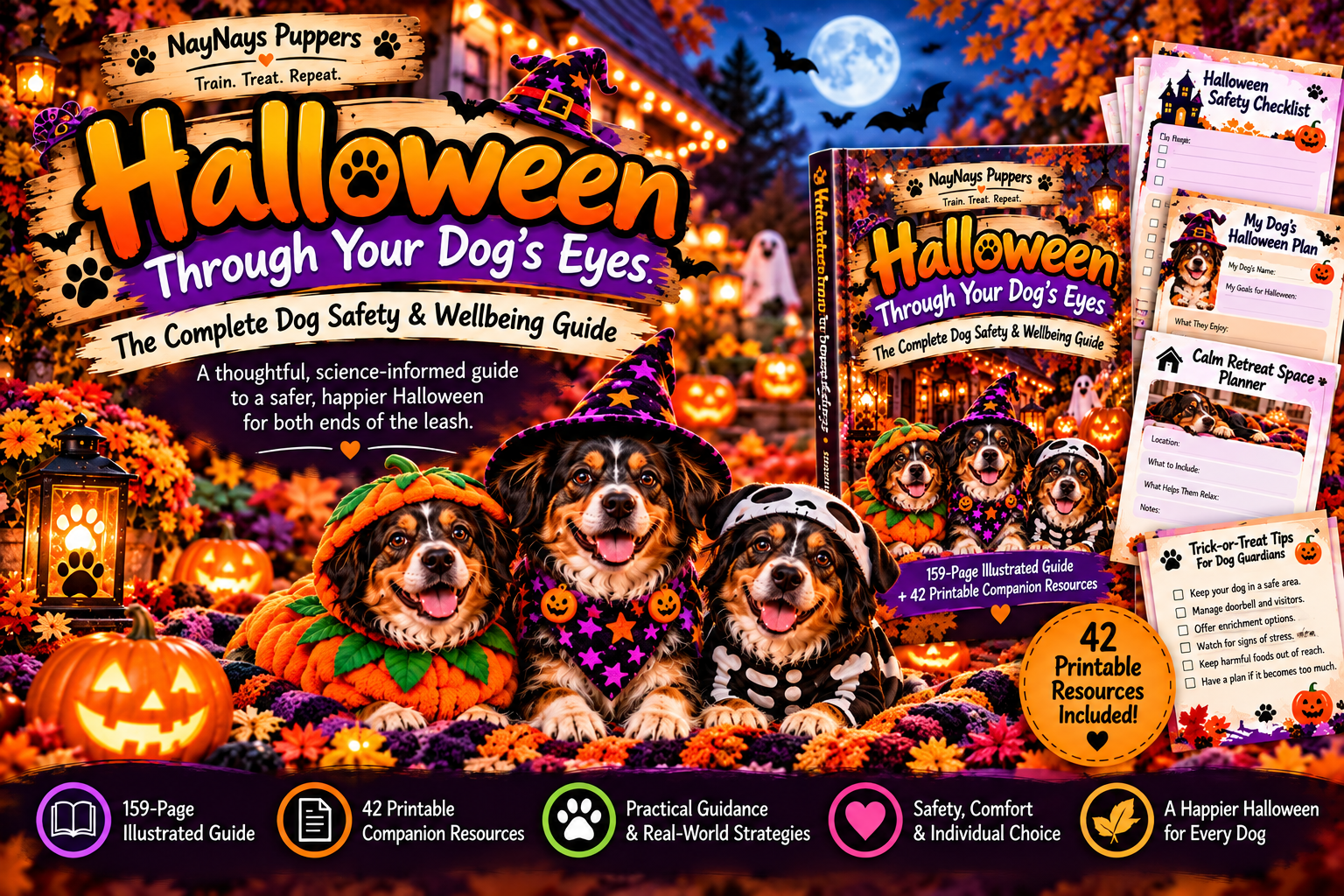 Halloween Through Your Dog's Eyes — The Complete Dog Safety & Wellbeing Guide