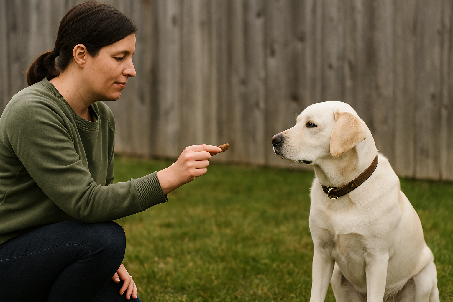 Some dogs just aren’t food-focused — this pup shows zero interest in the treat, proving that finding the right motivator isn’t always as simple as a snack.