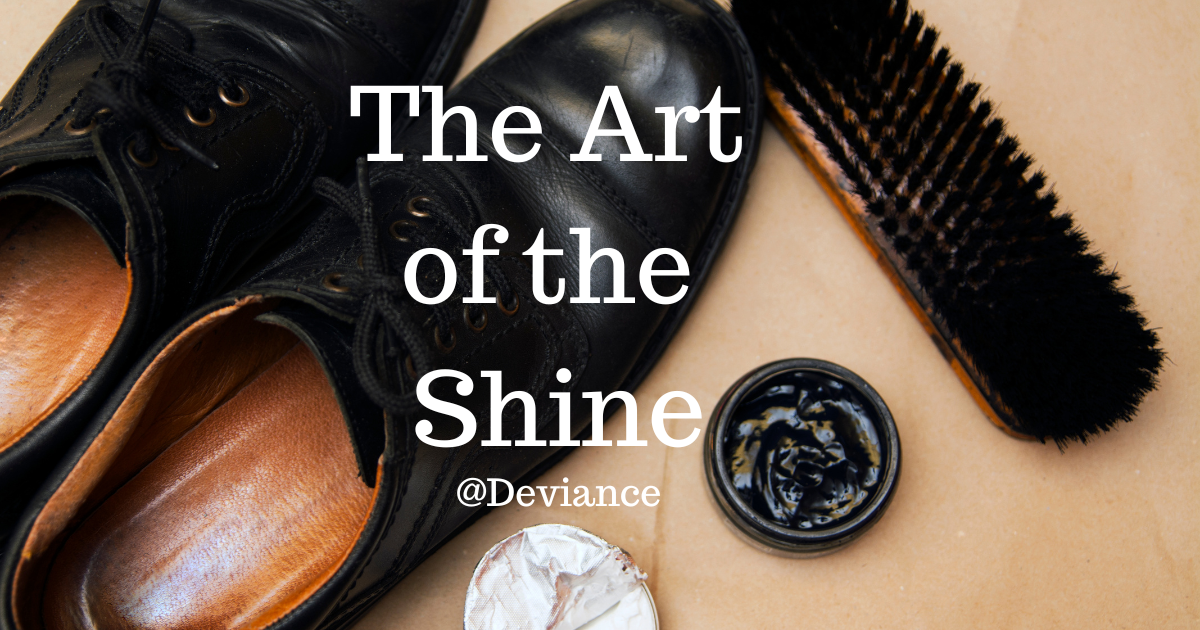 7/26 Bootblacking Class: The Art of the Shine