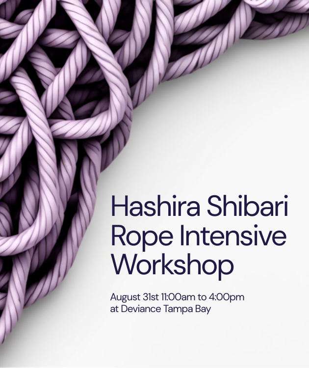 8/31 Hashira Shibari Rope Intensive