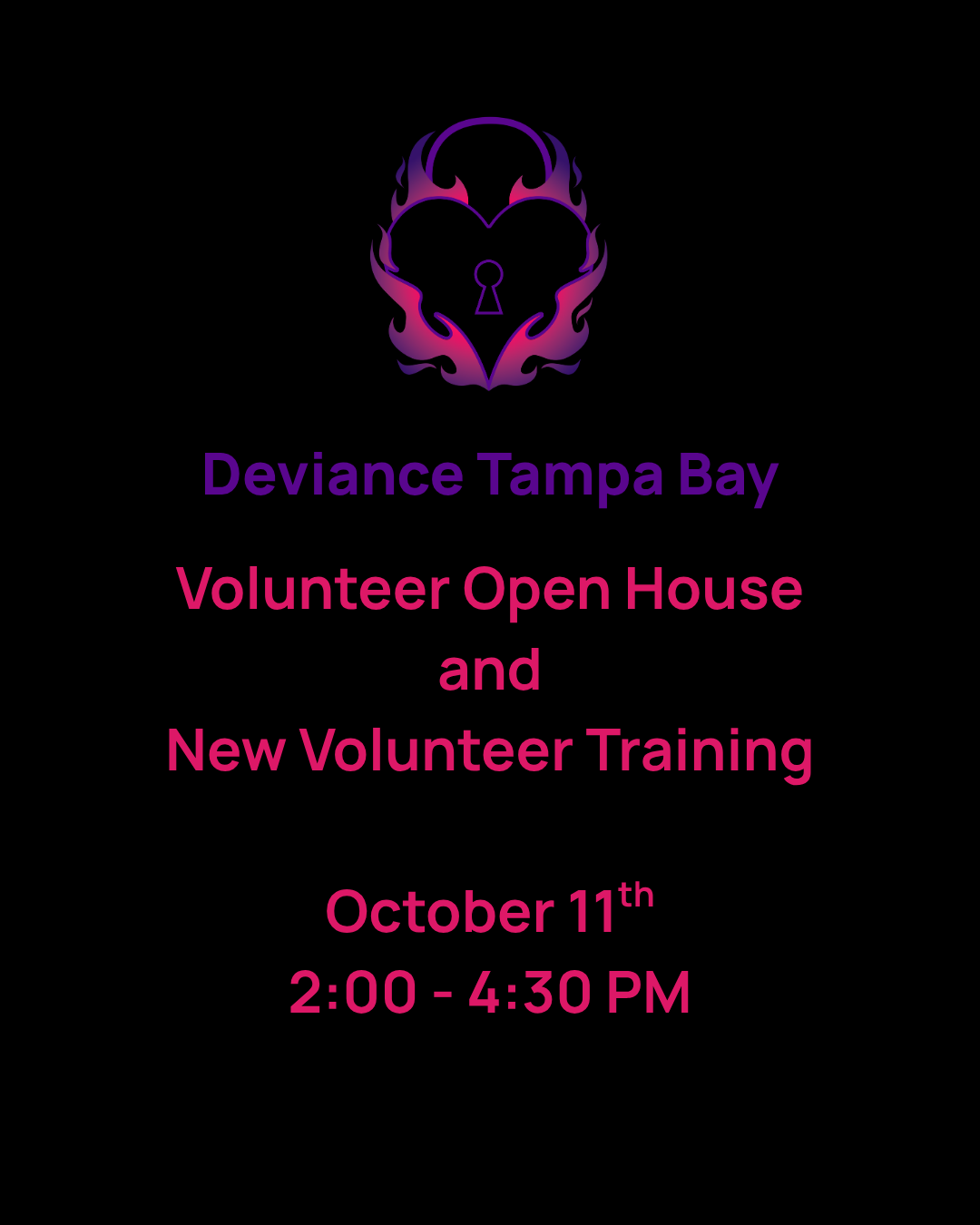 Volunteer Open House & Training