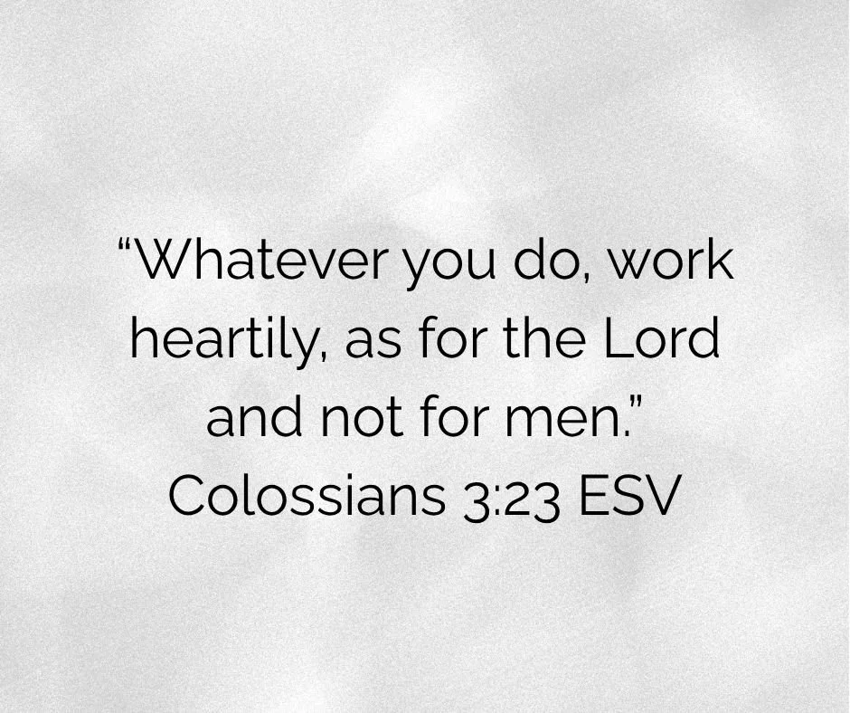 Image of Colossians 3:23 ESV