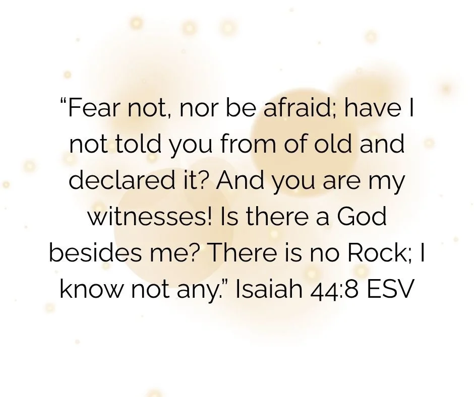 Image of Isaiah 44:8 ESV