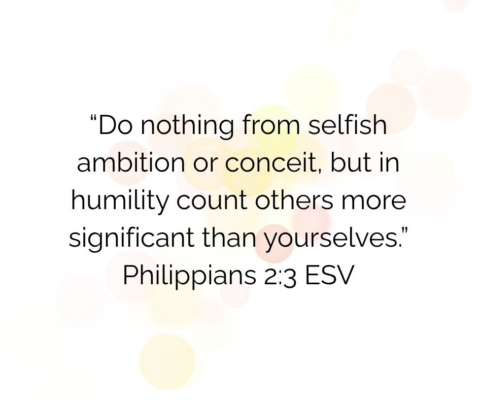 Image of Philippians 2:3 ESV