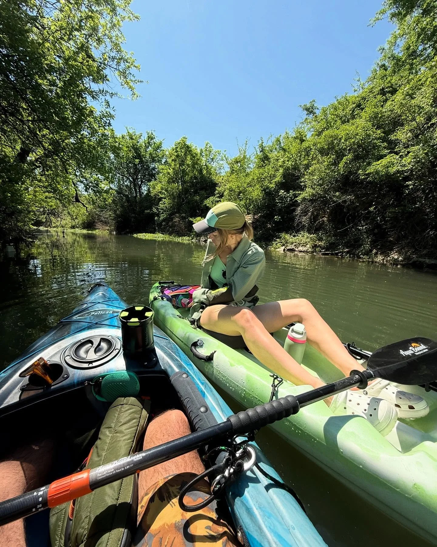 Adventure starts here!
From paddling Texas rivers to repping Sasquatch-approved style, Kayak Cowboy has you covered.
Rent your gear, hit the water, and don&rsquo;t forget to grab some merch while you&rsquo;re at it&mdash;because even Sasquatch knows 