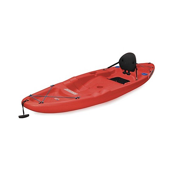 Gear up for your next adventure with the Sun Dolphin Patriot 8.6 sit-on kayak. This one-person recreational kayak is perfect for your next river or lake trip. Its lightweight design and carrying handles make it easy to carry to and from the water. To