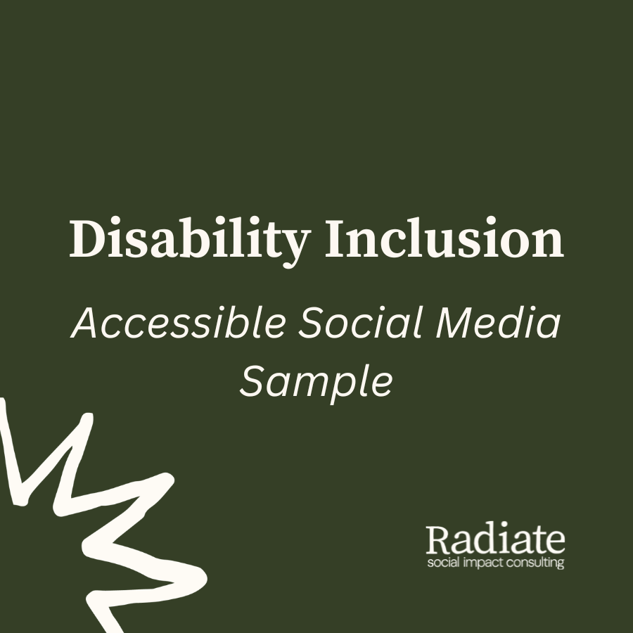 Accessible Social Media Sample